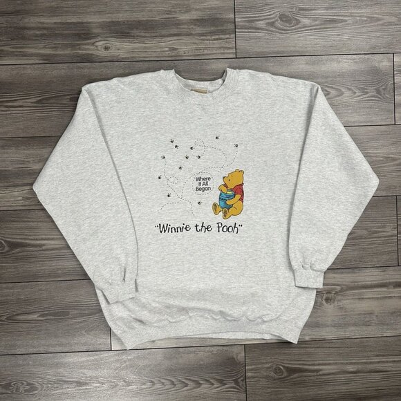 Vintage 90’s Disney Winnie The Pooh Bees Crewneck - Picture 1 of 4